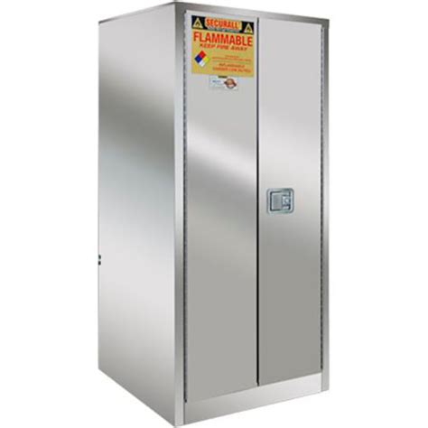 securall 60 gallon self close flammable cabinet stainless steel|Securall® 60.